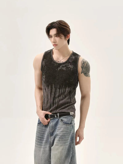 Gradient Washed Tank Top Korean Street Fashion Tank Top By Turn Tide Shop Online at OH Vault