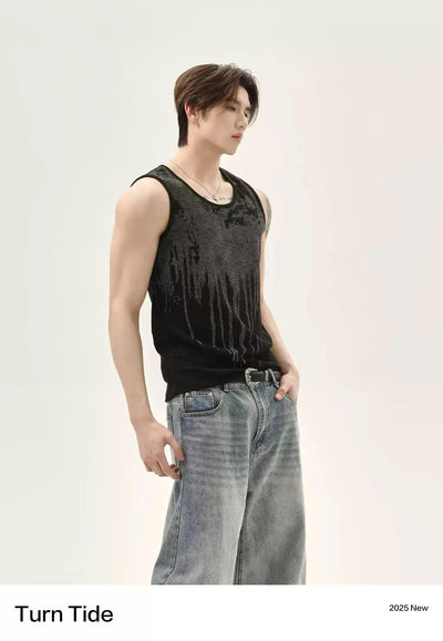 Gradient Washed Tank Top Korean Street Fashion Tank Top By Turn Tide Shop Online at OH Vault