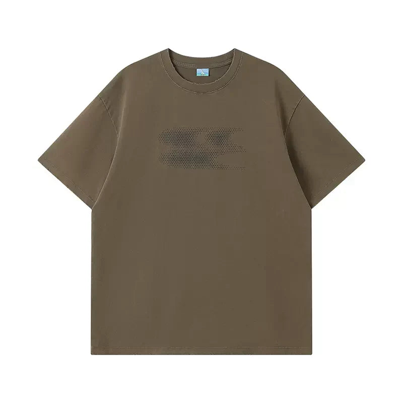 Shadow Logo T-Shirt Korean Street Fashion T-Shirt By Crying Center Shop Online at OH Vault
