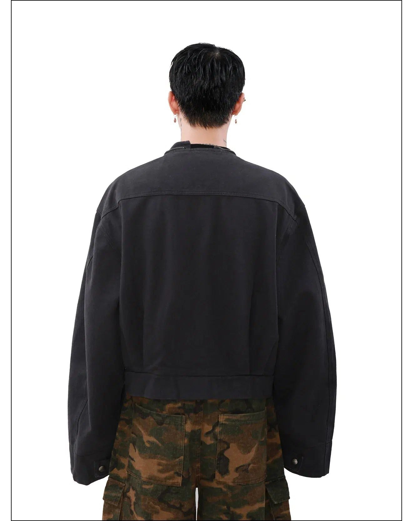 Clean Fit Flap Pocket Jacket Korean Street Fashion Jacket By Mr Nearly Shop Online at OH Vault