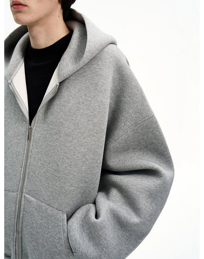 Oversize Fit Zip-Up Hoodie Korean Street Fashion Hoodie By MaxDstr Shop Online at OH Vault