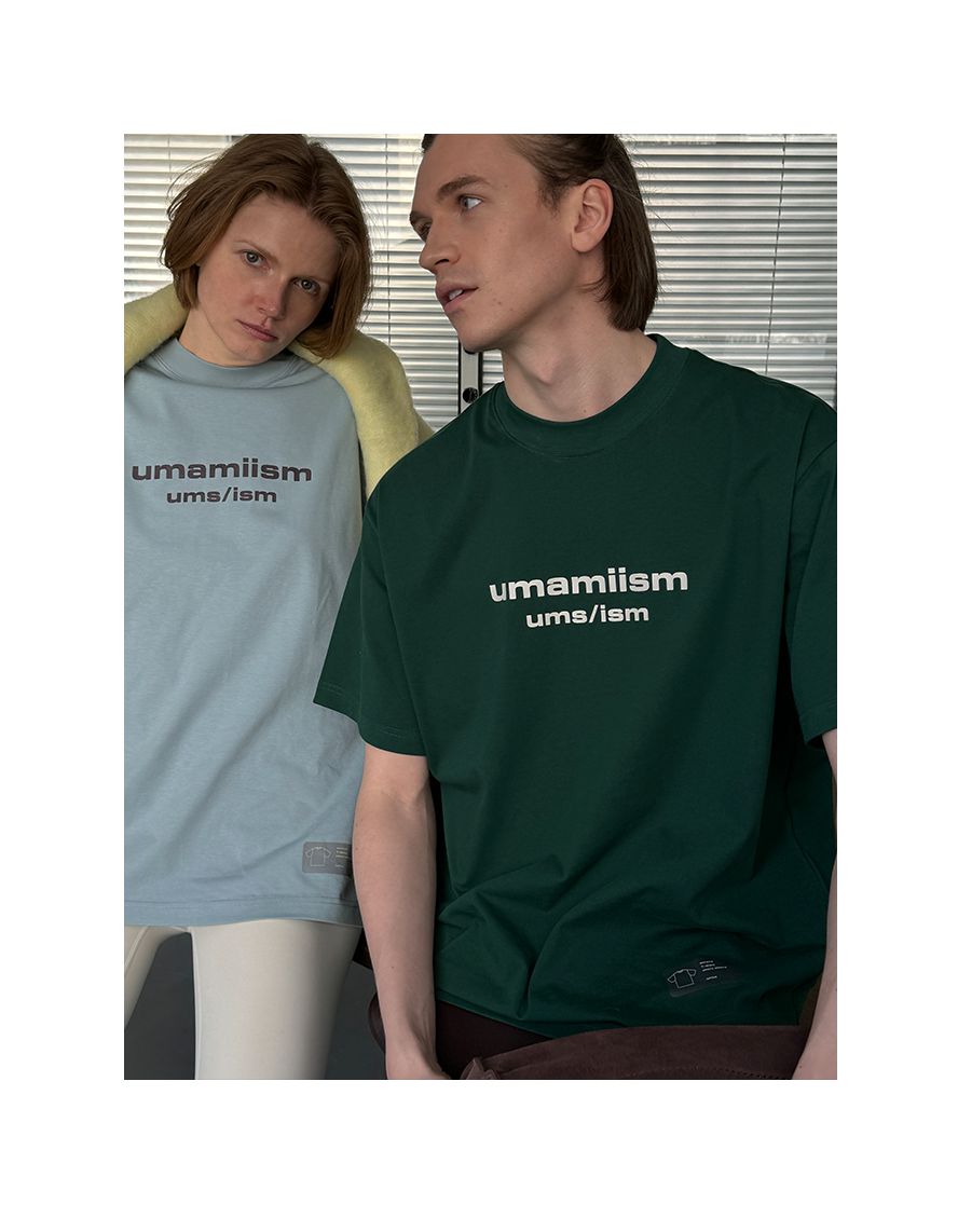Logo Print Versatile T-Shirt Korean Street Fashion T-Shirt By UMAMIISM Shop Online at OH Vault