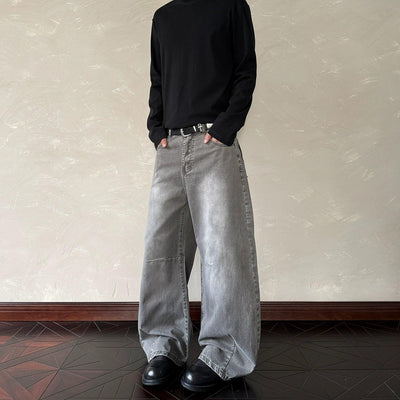 Acid Wash Loose Fit Jeans