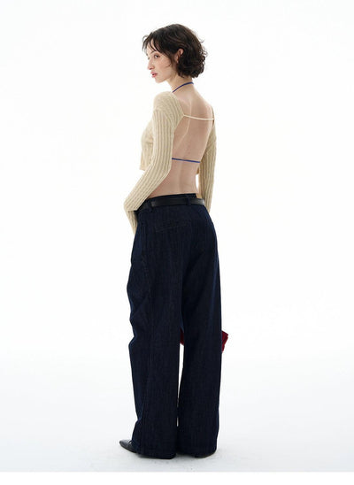 Cable Knit Cropped Thin Sweater Korean Street Fashion Sweater By 77Flight Shop Online at OH Vault