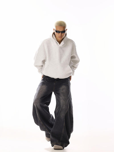 Acid Washed Baggy Fit Jeans Korean Street Fashion Jeans By MEBXX Shop Online at OH Vault