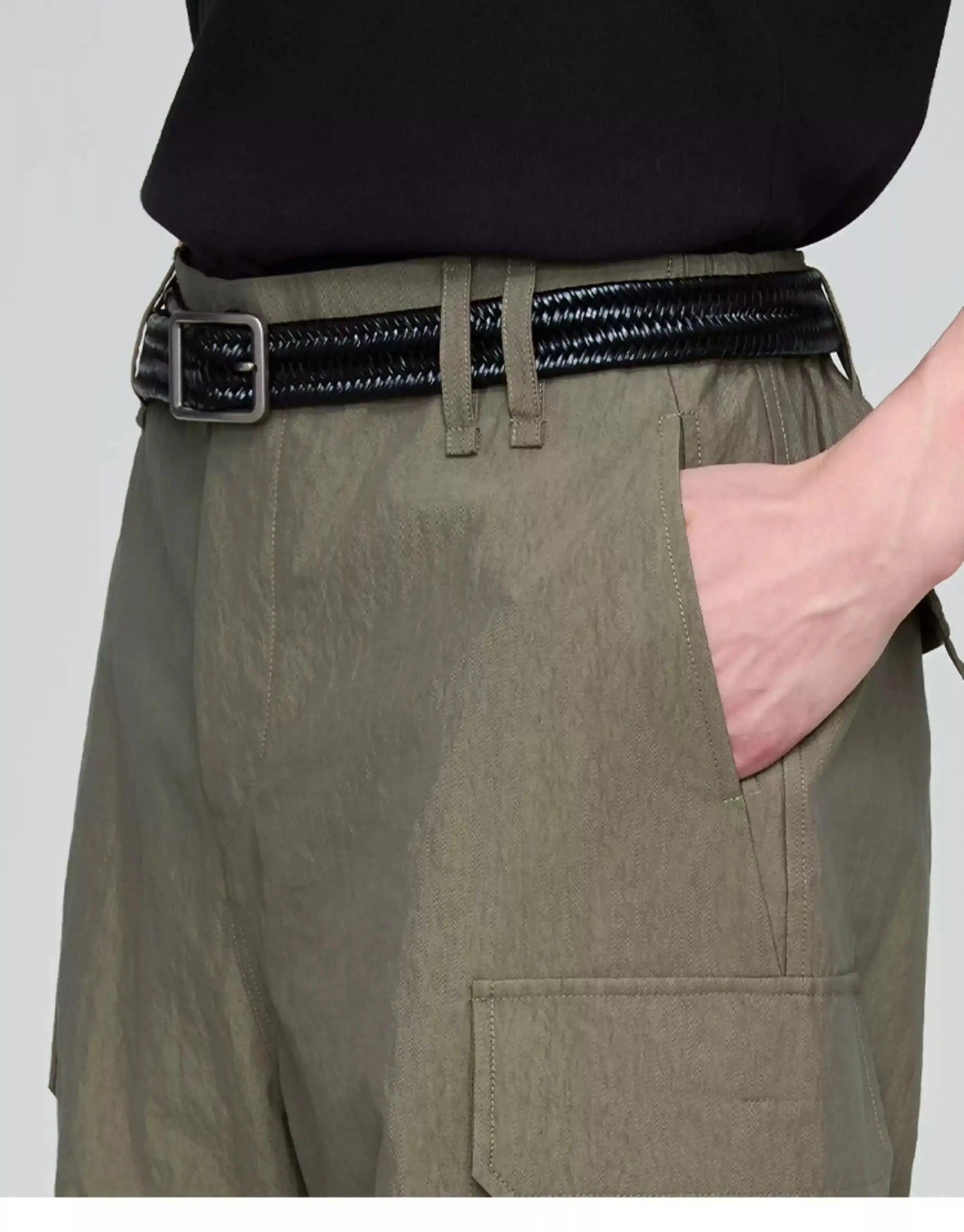 Woven Buckle Belt Korean Street Fashion Belt By Opicloth Shop Online at OH Vault