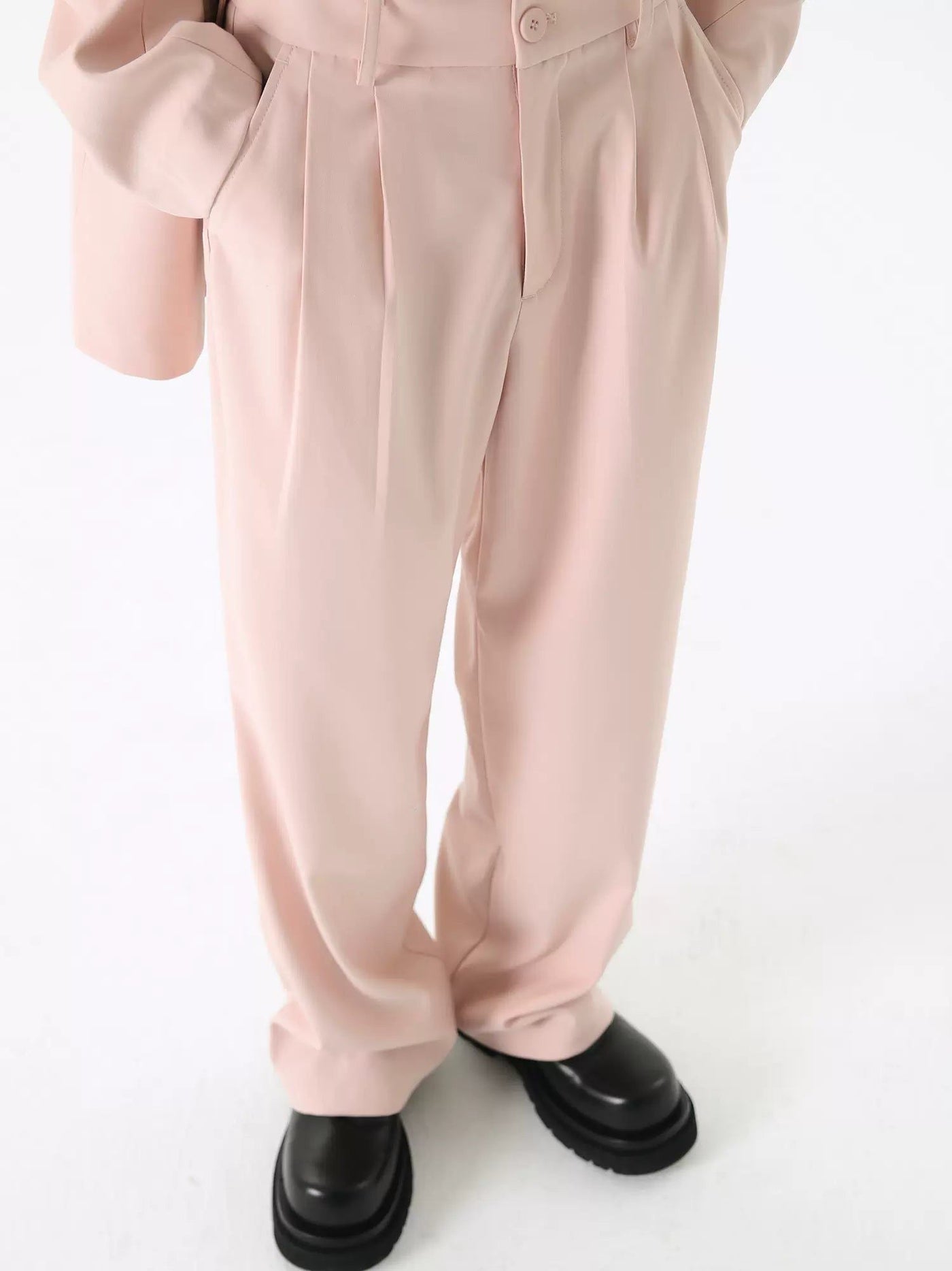 Buttoned Suit Classic Pants Korean Street Fashion Pants By HARH Shop Online at OH Vault