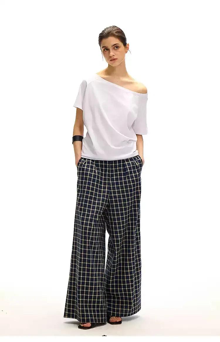 Off Shoulder Plain Color Blouse Korean Street Fashion Blouse By Country Moment Shop Online at OH Vault