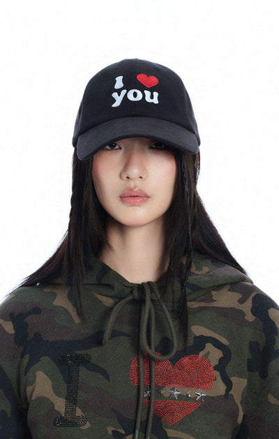 Text Embroidered Baseball Hat Korean Street Fashion Hat By ETERNITY ITA Shop Online at OH Vault