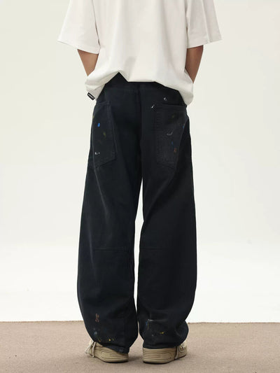 Colored Smudges Detail Jeans Korean Street Fashion Jeans By Jump Next Shop Online at OH Vault