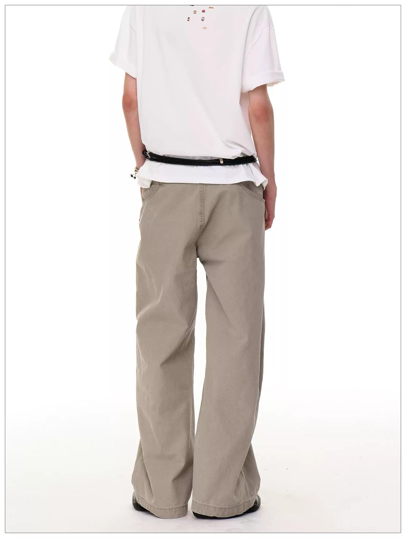 Front Pockets Versatile Workwear Jeans Korean Street Fashion Jeans By Mr Nearly Shop Online at OH Vault