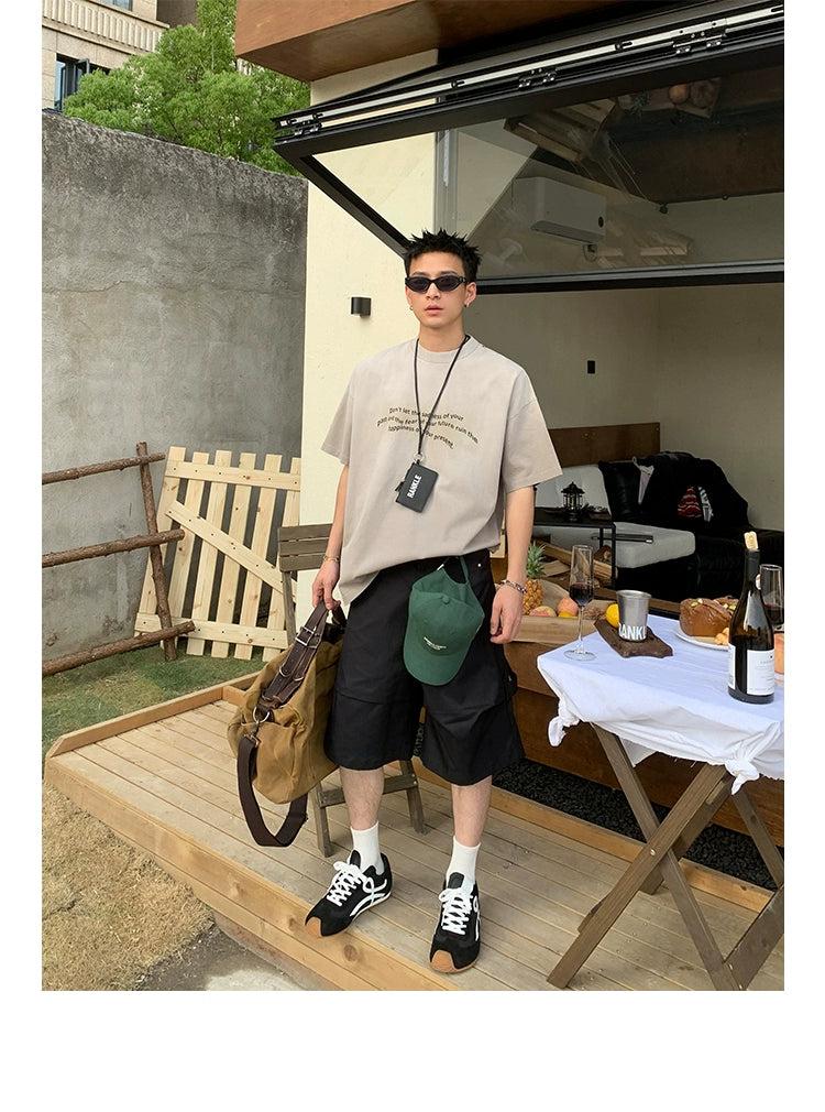 Plain Color Versatile Shorts Korean Street Fashion Shorts By Poikilotherm Shop Online at OH Vault