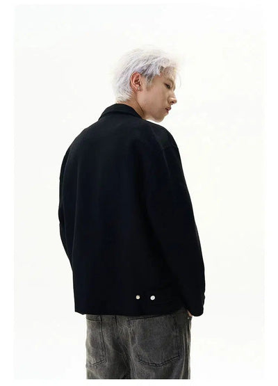 Cozy Fit Cashmere Jacket Korean Street Fashion Jacket By A PUEE Shop Online at OH Vault