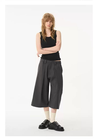 Elastic Waist Versatile Mid-Length Shorts Korean Street Fashion Shorts By Moditec Shop Online at OH Vault