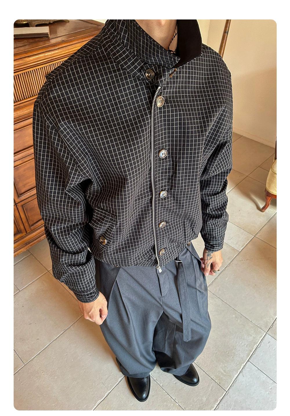 Ruched Hem Zipped and Buttoned Jacket Korean Street Fashion Jacket By Made Extreme Shop Online at OH Vault