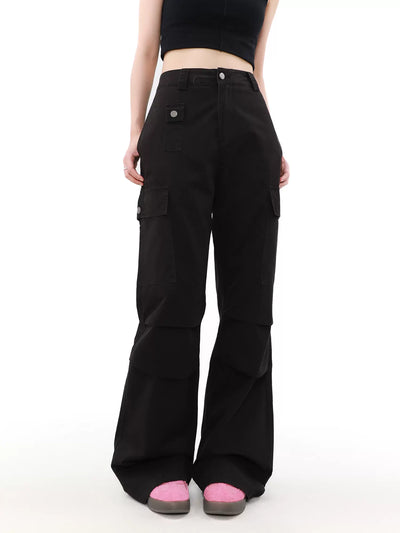 Buttoned Pockets Workwear Jeans Korean Street Fashion Jeans By Mr Nearly Shop Online at OH Vault