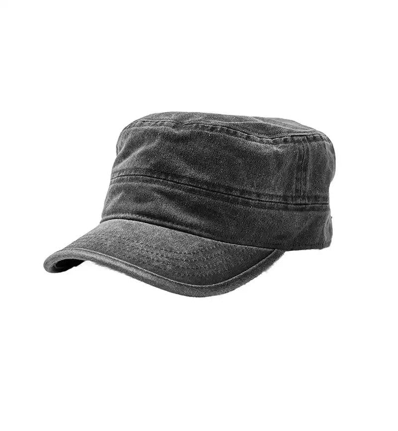 Washed Strapped Back Hat Korean Street Fashion Hat By Ash Dark Shop Online at OH Vault