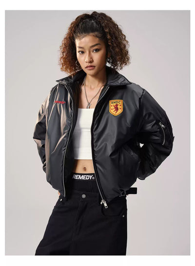 Number 11 PU Leather Jacket Korean Street Fashion Jacket By Remedy Shop Online at OH Vault