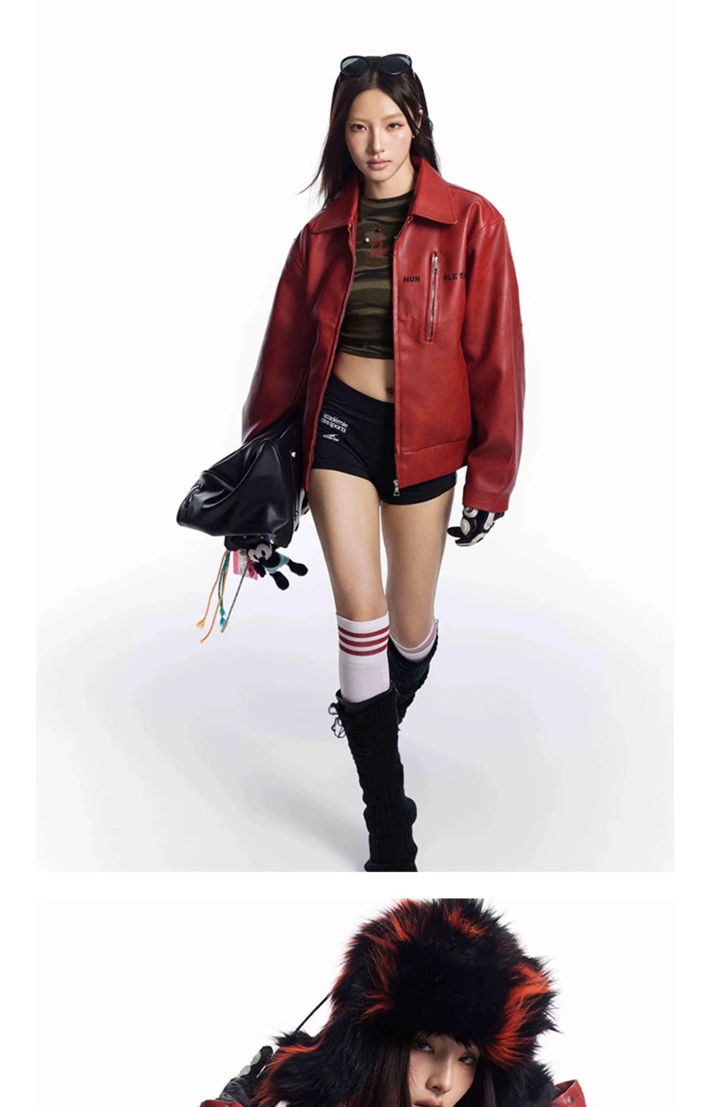 Slogan Text Moto PU Leather Jacket Korean Street Fashion Jacket By Made Extreme Shop Online at OH Vault