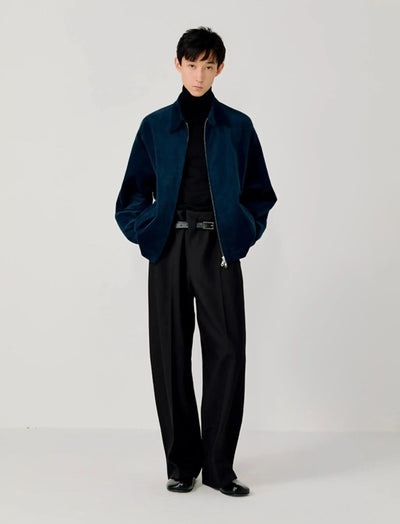 Versatile Micro Suede Jacket Korean Street Fashion Jacket By Opicloth Shop Online at OH Vault