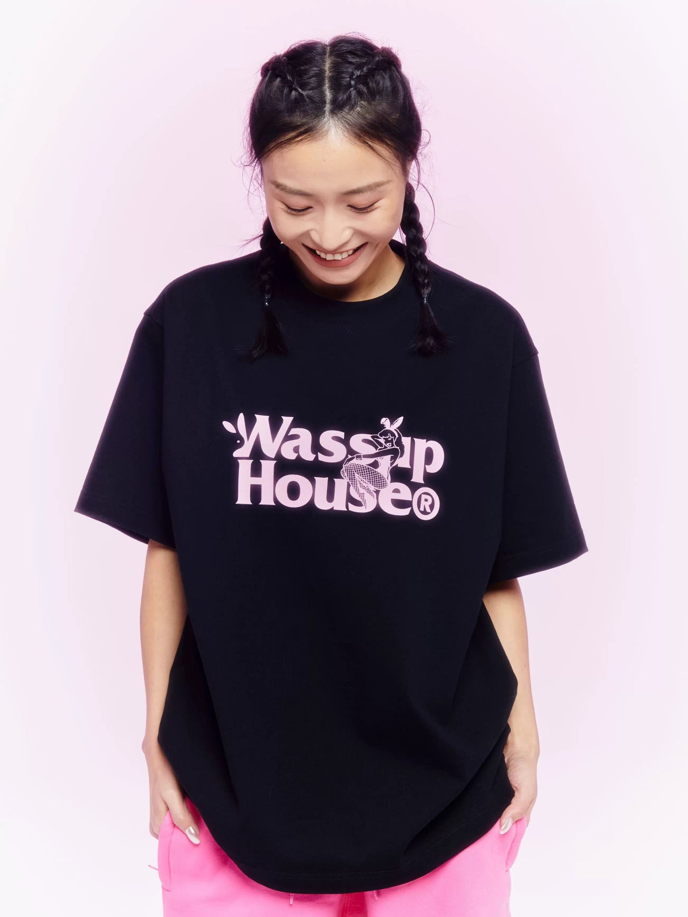 Casual Plain Color T-Shirt Korean Street Fashion T-Shirt By WASSUP Shop Online at OH Vault