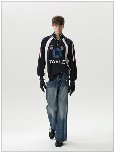 Straight Leg Faded Versatile Jeans Korean Street Fashion Jeans By Mr Nearly Shop Online at OH Vault