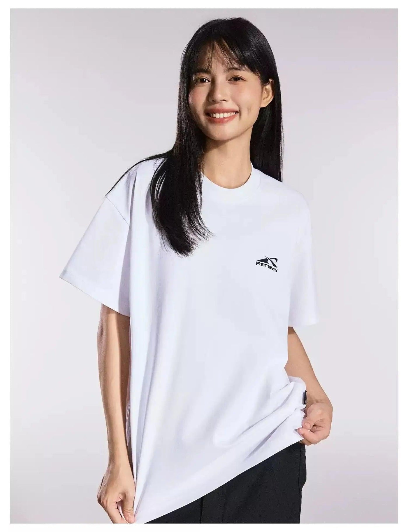 Boxy Fit Casual Style T-Shirt Korean Street Fashion T-Shirt By Remedy Shop Online at OH Vault