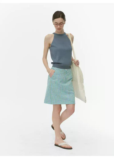 Wool Blend Halter Neck Knit Vest Korean Street Fashion Vest By Country Moment Shop Online at OH Vault