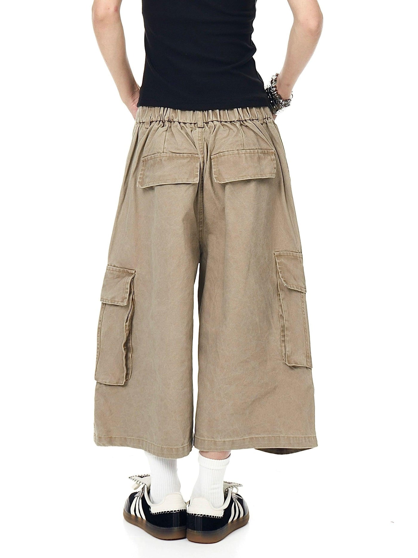 Flap Side Pockets Denim Shorts Korean Street Fashion Shorts By Blacklists Shop Online at OH Vault