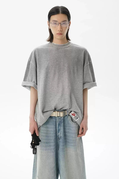 Oversized Washed T-Shirt Korean Street Fashion T-Shirt By Mason Prince Shop Online at OH Vault