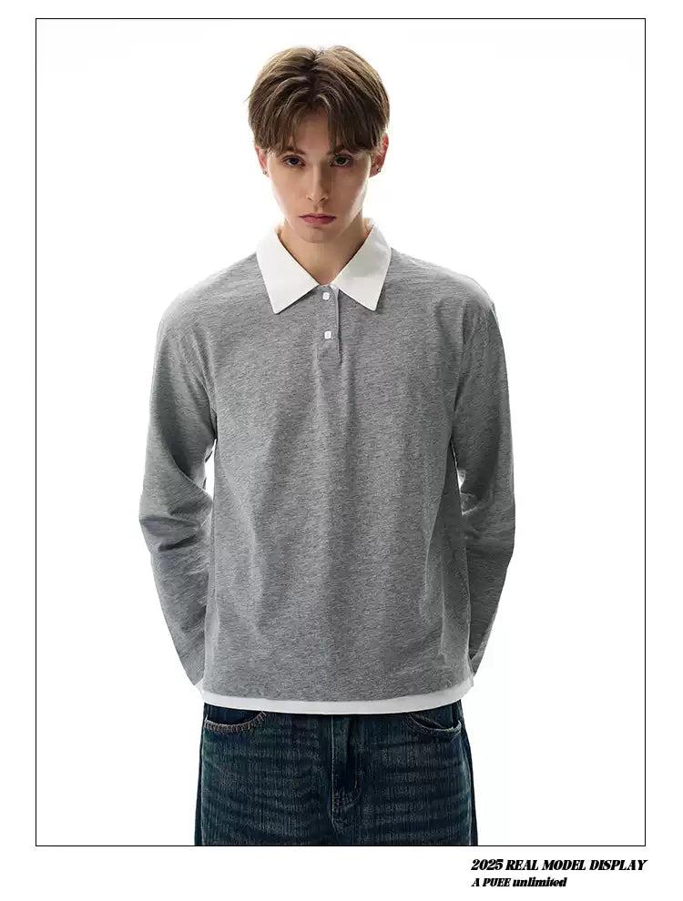 Contrast Collar Clean Fit Polo