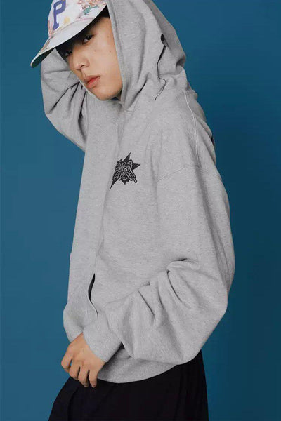 Graffiti Print Comfty Hoodie Korean Street Fashion Hoodie By Crying Center Shop Online at OH Vault