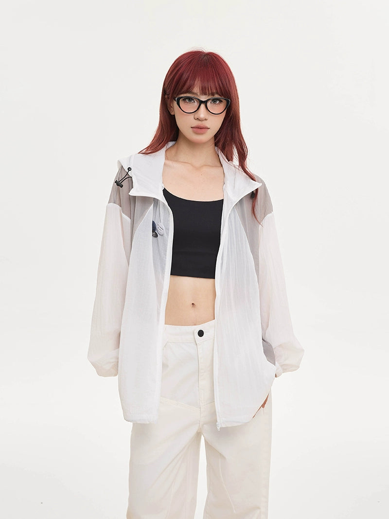 See Through Windbreaker Jacket Korean Street Fashion Jacket By Apocket Shop Online at OH Vault