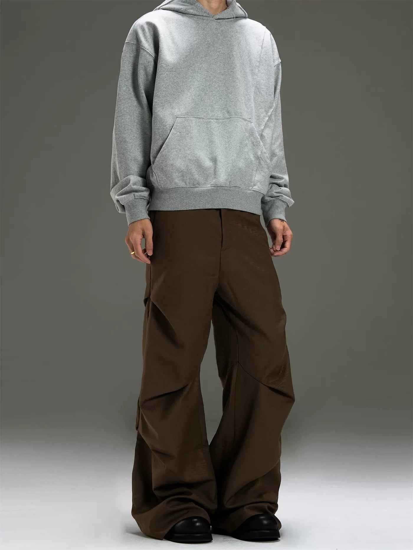 Casual Side Pleated Pants Korean Street Fashion Pants By MaxDstr Shop Online at OH Vault