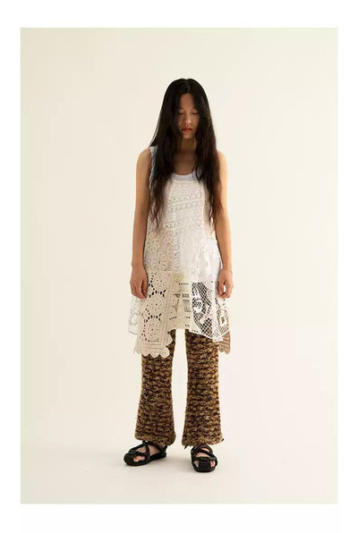 Laced Patterns Detail Dress Korean Street Fashion Dress By Conp Conp Shop Online at OH Vault