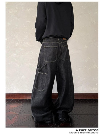 Topstitching Double-Knee Jeans