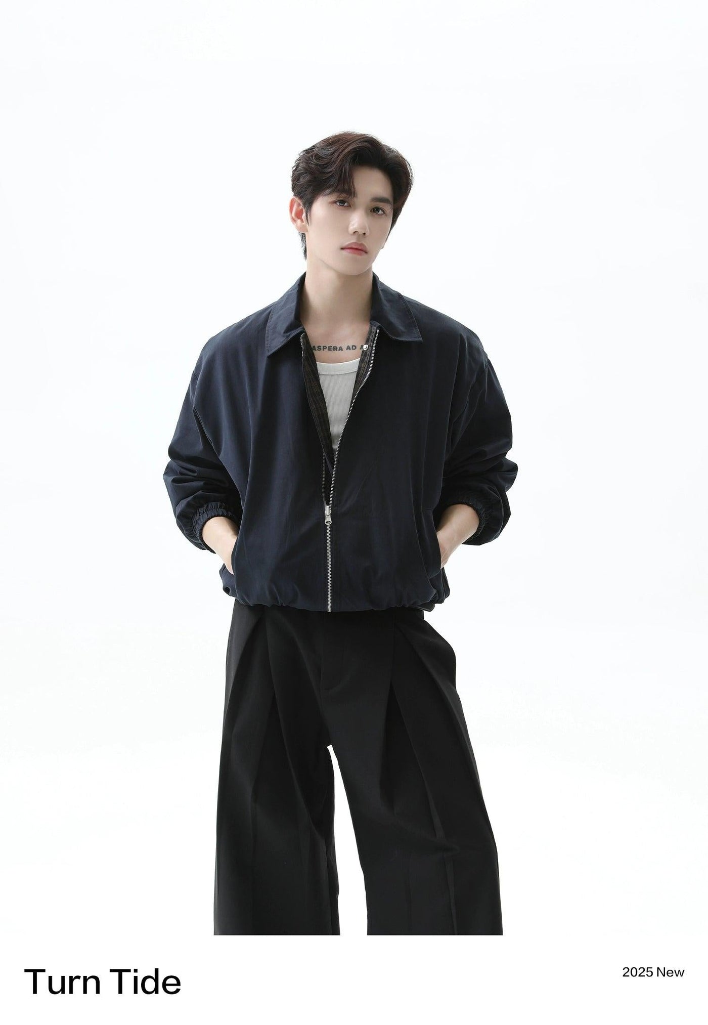 Chic Plaid Reversible Zipped Jacket Korean Street Fashion Jacket By Turn Tide Shop Online at OH Vault