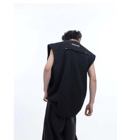 Irregular Pocket Detail Vest Korean Street Fashion Vest By Argue Culture Shop Online at OH Vault
