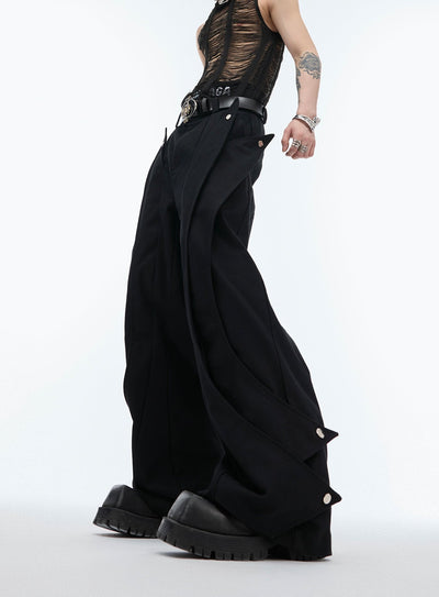 Casual Irregular Shaped Pants Korean Street Fashion Pants By Argue Culture Shop Online at OH Vault