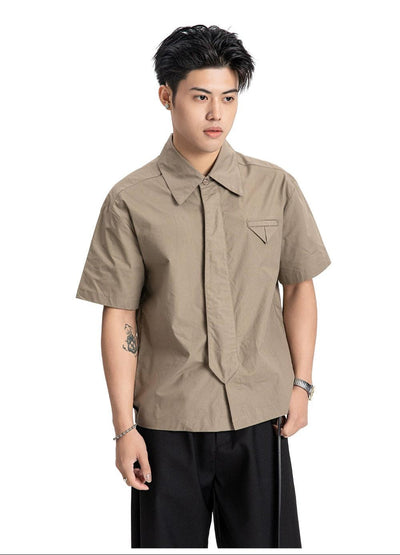 Neat Versatile Boxy Shirt Korean Street Fashion Shirt By Made Extreme Shop Online at OH Vault