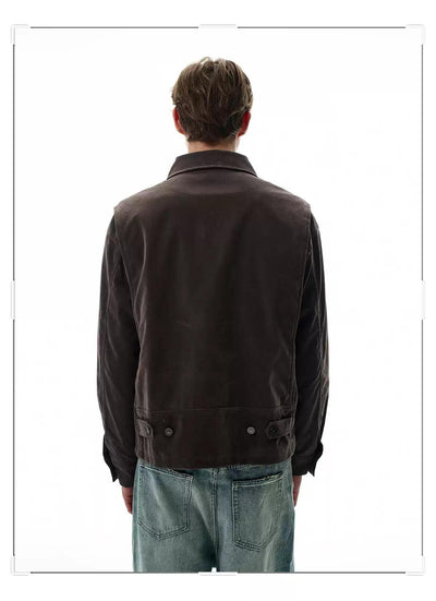 Solid Structured Zip-Up Jacket