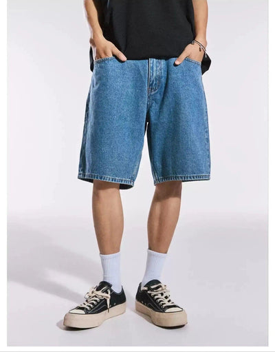 Retro Washed Denim Shorts Korean Street Fashion Shorts By Remedy Shop Online at OH Vault