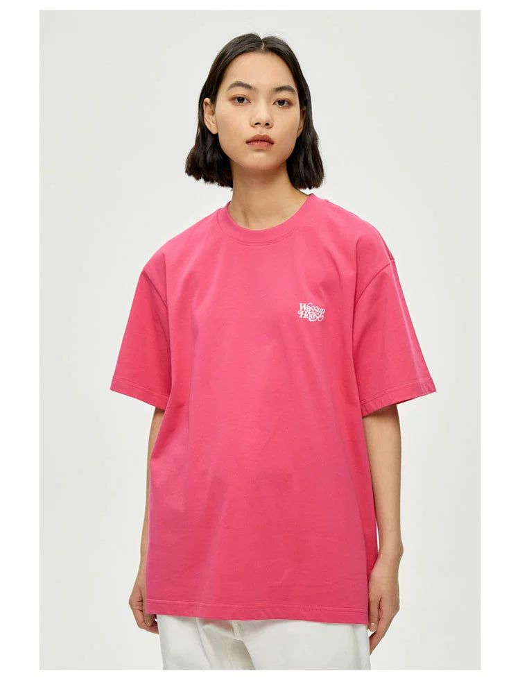 Solid Color Regular T-Shirt Korean Street Fashion T-Shirt By WASSUP Shop Online at OH Vault