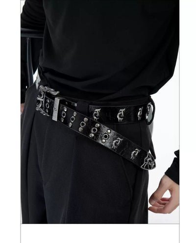 Multi-Detail Waist Belt Korean Street Fashion Belt By Argue Culture Shop Online at OH Vault