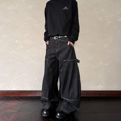 Topstitching Double-Knee Jeans