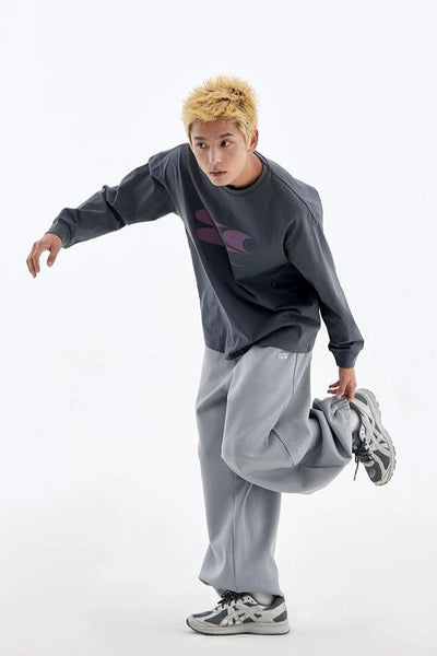 Gartered End Oversized Sweatpants Korean Street Fashion Pants By Crying Center Shop Online at OH Vault