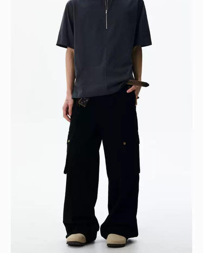 Regular Cut Workwear Cargo Jeans Korean Street Fashion Jeans By A PUEE Shop Online at OH Vault