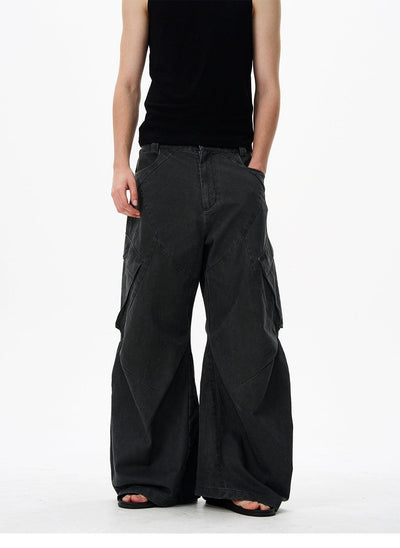 Tilt Side Pockets Jeans Korean Street Fashion Jeans By 77Flight Shop Online at OH Vault