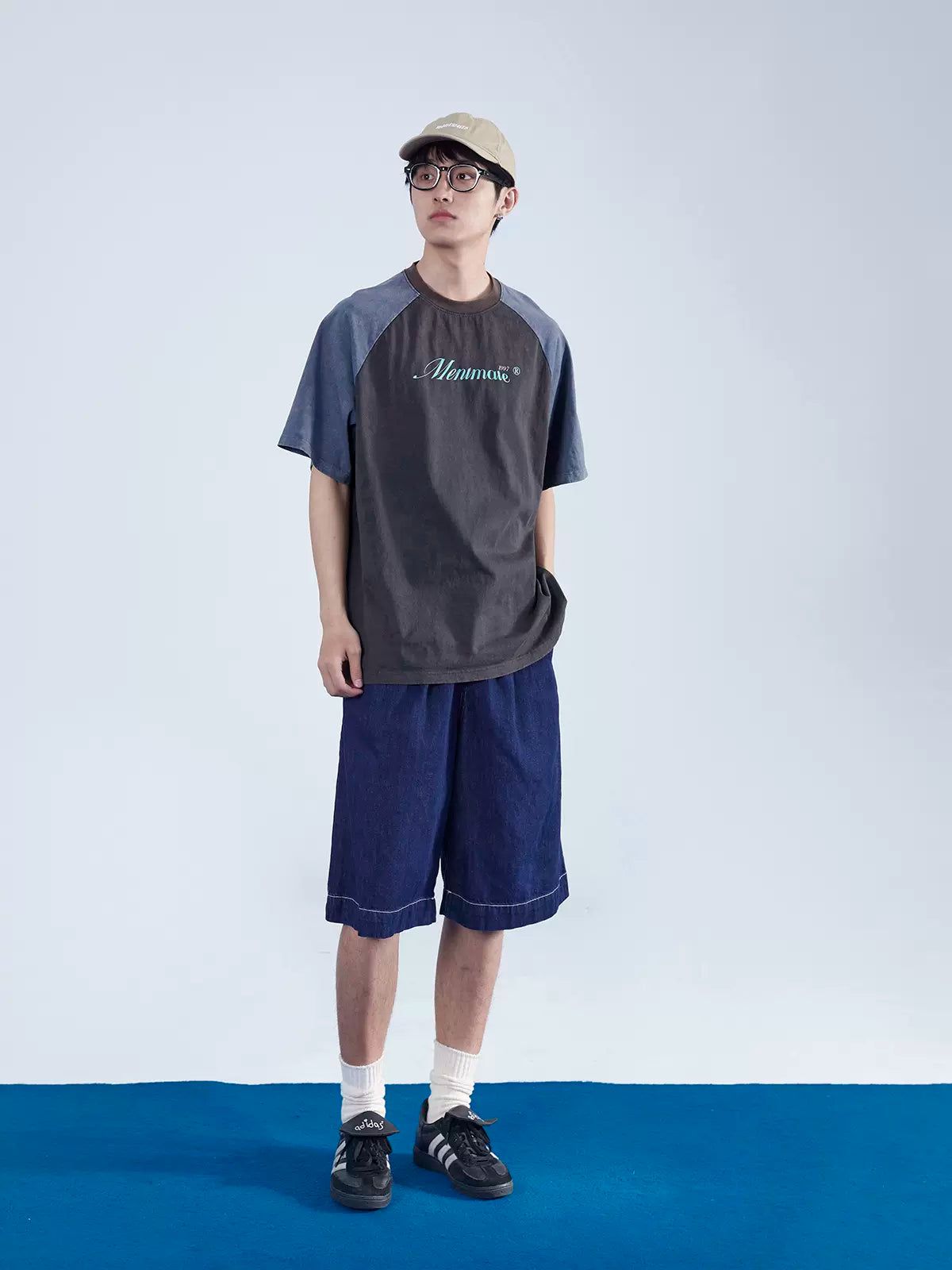 Basic Fit Raglan T-Shirt Korean Street Fashion T-Shirt By Mentmate Shop Online at OH Vault