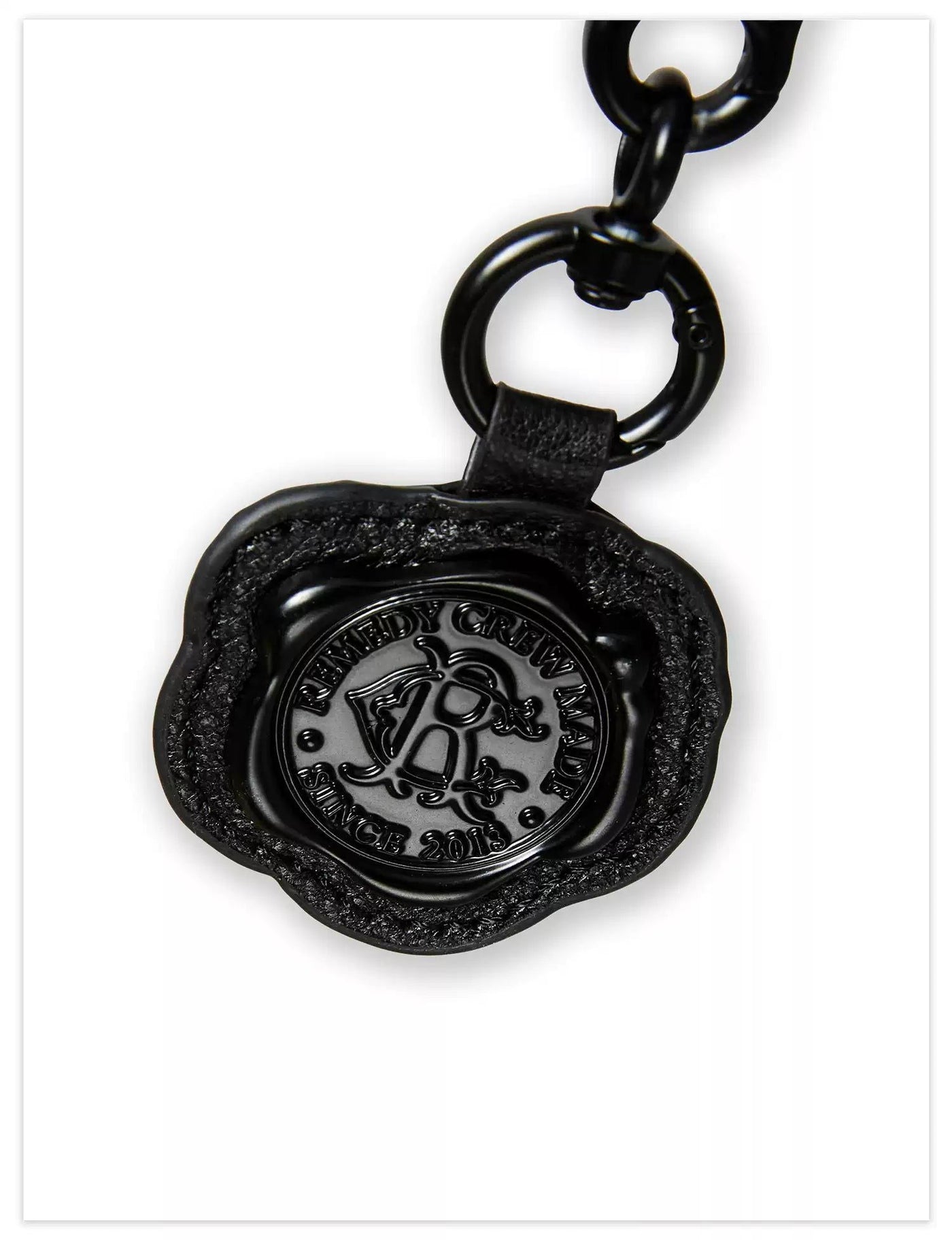 Logo Stamp Key Chain Korean Street Fashion Clothing Accessory By Remedy Shop Online at OH Vault